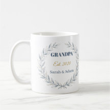 Personalized Grandpa Est. Mug, Custom Year & Grand