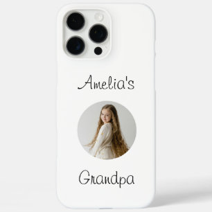 Personalized Grandpa Gift – Grandchild Face - iPhone 16 Pro Max Case