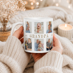 Personalized Grandpa Mug Custom Photos