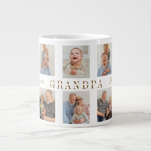Personalized Grandpa Mug | Custom Photos (Front)