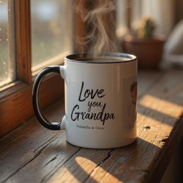 Personalized Grandpa Photo | Custom Gift from Kids Mug (Creator Uploaded)