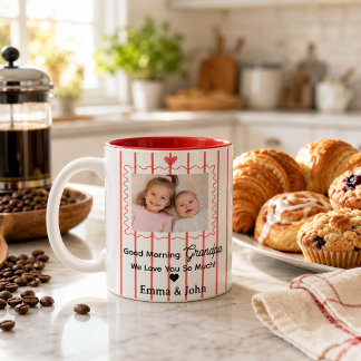 Personalized Grandpa Photo Mug from Grandkids