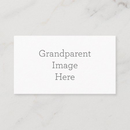 Personalized Grandparent Business Card