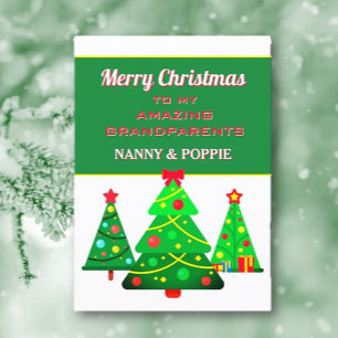 Personalized Grandparents' Christmas card