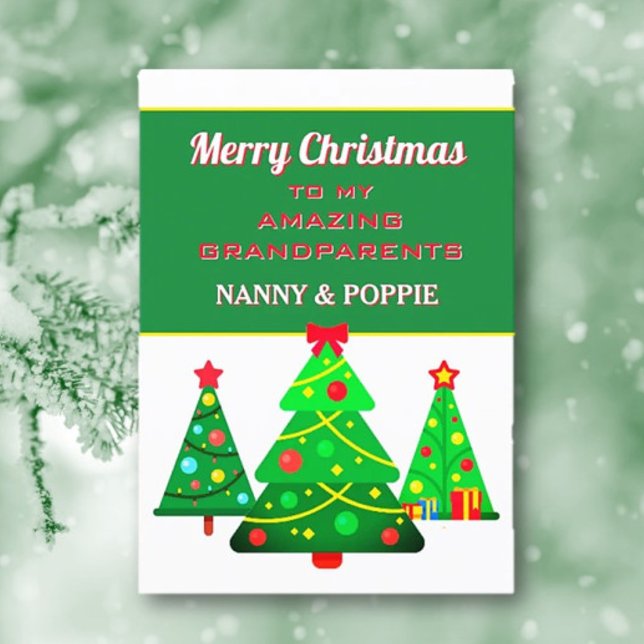 Personalized Grandparents' Christmas card (Creator Uploaded)