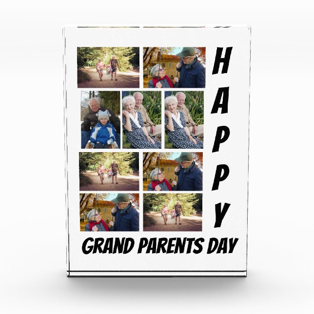 Personalized Grandparents Day 9  Photo Collage  (Front)