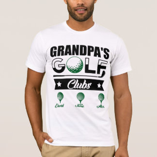 Personalized Grandpa's golf club T-Shirt