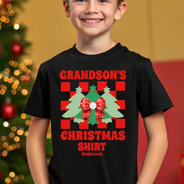 Personalized Grandson's Christmas Shirt (Creator Uploaded)