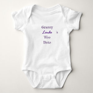 Personalized Granny Baby Bodysuit