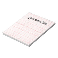 Graph Paper Pad - Personalized