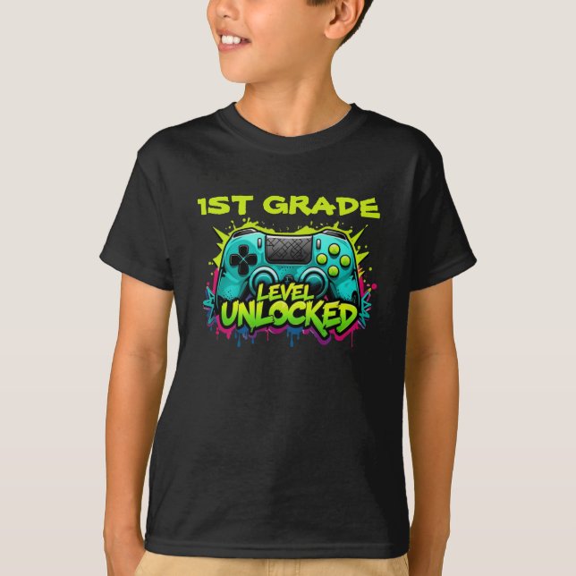 Personalized Graphic Kid T-shirt - Back To School (Front)