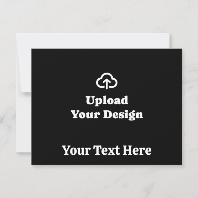 Personalized Graphic with Text Note Card (Front)