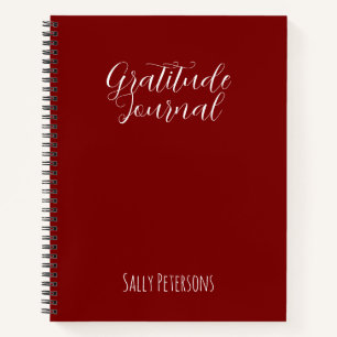 Personalized Gratitude Journal   Custom Name Daily