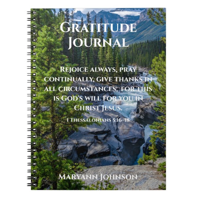 Personalized Gratitude Journal with Forest (Front)