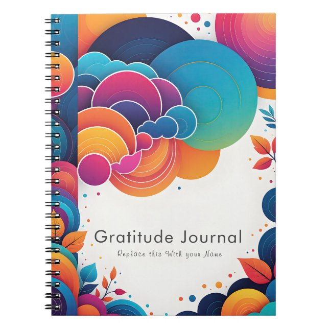 Personalized Gratitude Notebook (Front)