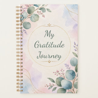 Personalized Gratitude & Wellness Planner | Aesthe