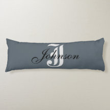 Personalized Gray White Elegant Monogram