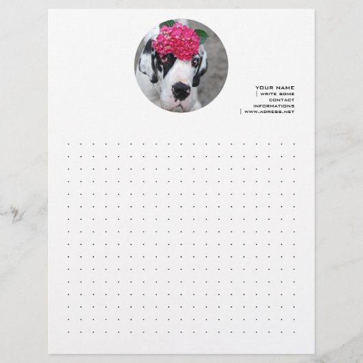 Personalized Great Dane (Front)