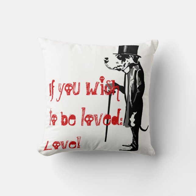 Personalized Great Dane Gift  Throw Pillow (Front)