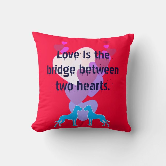 Personalized Great Dane Gift  Throw Pillow (Front)