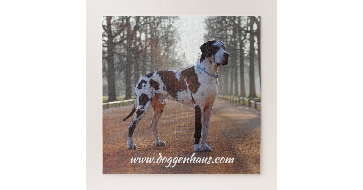 Personalized Great Dane Puzzle Zazzle