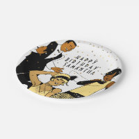 Personalized Great Gatsby/1920s Birthday Party Paper Plates