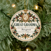 Personalized Great-Grandma Christmas Keepsake
