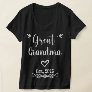 Personalized Great Grandma Granny Mommom Nana Mimi T-Shirt