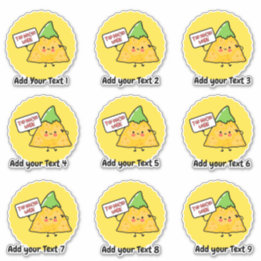 Personalized Great Job Fun Teacher Reward Stickers