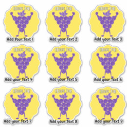 Personalized Great Job Fun Teacher Reward Stickers