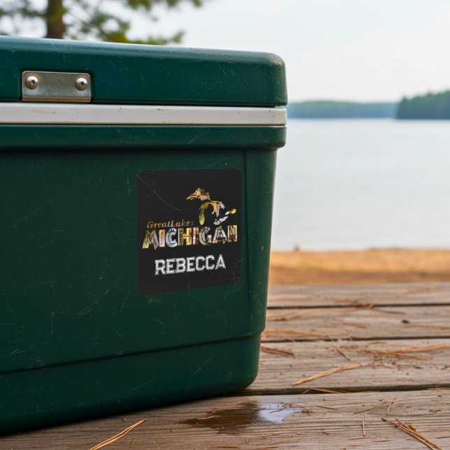 Personalized Great Lakes Michigan Spirits Sticker  (ersonalized Great Lakes Michigan Spirits Sticker)