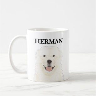 Personalized Great Pyrenees Dog Coffee Mug