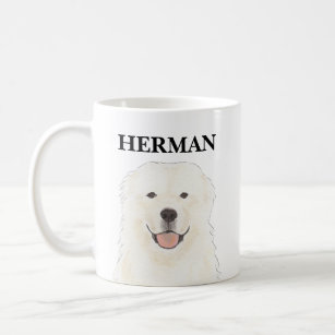 Personalized Great Pyrenees Dog Coffee Mug