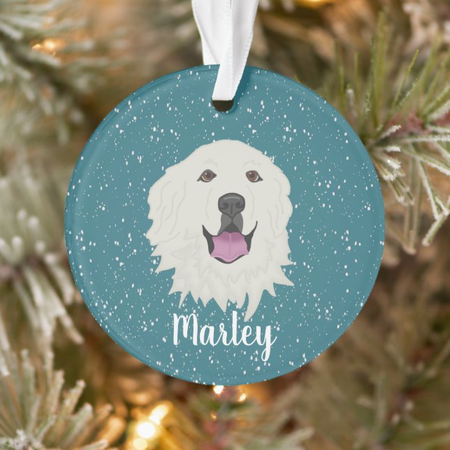 Personalized Great Pyrenees  Ornament (Tree)
