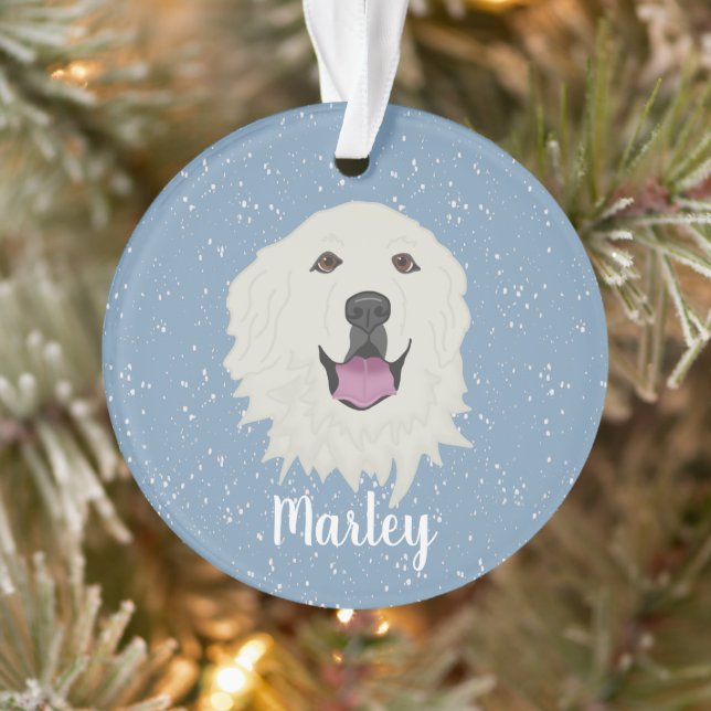 Personalized Great Pyrenees  Ornament (Tree)