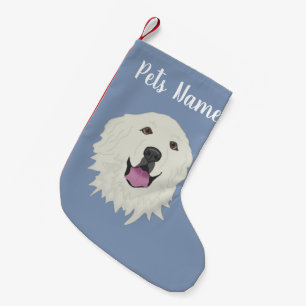 Personalized Great Pyrenees Small Christmas Stocking