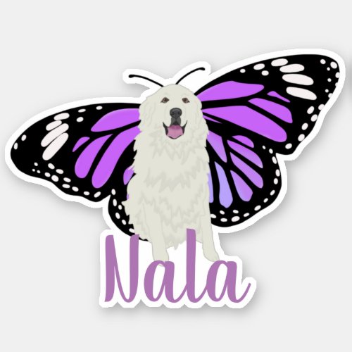 Personalized Great Pyrenees Sticker