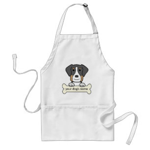 Personalized Greater Swiss Mountain Dog Adult Apron