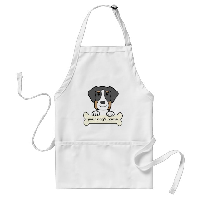 Personalized Greater Swiss Mountain Dog Adult Apron (Front)