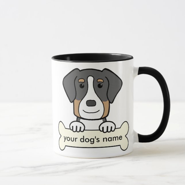 Personalized Greater Swiss Mountain Dog Mug (Right)