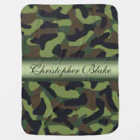 Personalized discount camo blanket