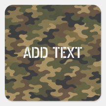Personalized Green Camouflage Army
