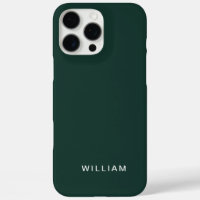 Personalized Green Colour iPhone Case with Custom