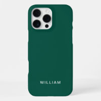 Personalized Green Colour iPhone Case with Custom