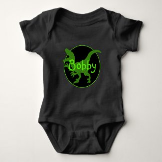 Personalized Green Dinosaur 