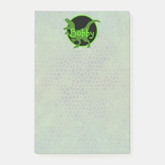 Personalized Green Dinosaur