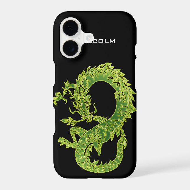 Personalized Green Dragon iPhone 7 Case (Back)