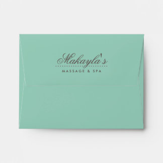Personalized Green Envelopes