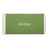 Personalized Green Eraser (Front)