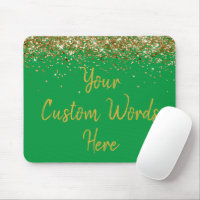 Personalized Green & Gold Gamer Her Birthday Gift
